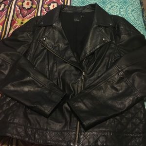 ASOS Curve Leather Jacket