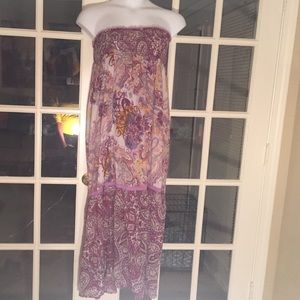 Paisley Print Maxi Dress