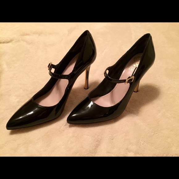 Vince Camuto Patent Mary Jane Pumps
