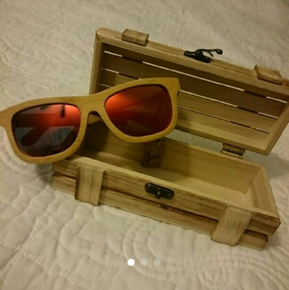 Sunglasses - Polarized - Boho, Wooden,