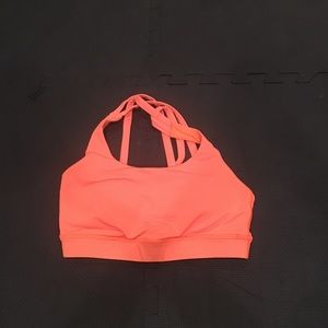 Orange lulu sports bra!