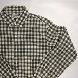 J. Crew Gingham Button Up