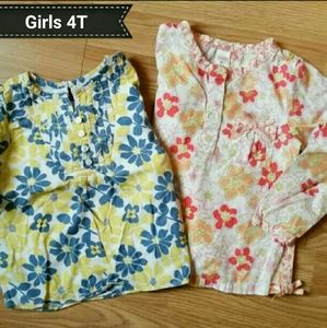 4T Floral Tops