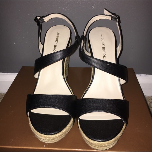 Audrey Brooke Olga Wedge Sandal