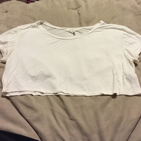 White crop top