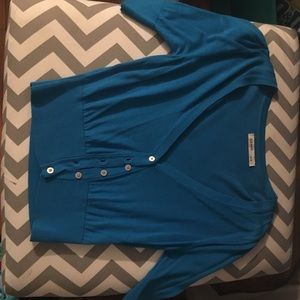 Quarter Sleeved cropped cardigans White,Blue,Black