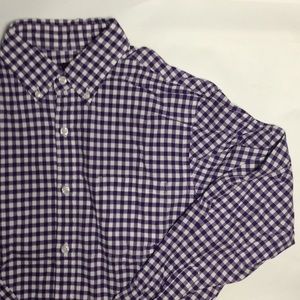 J. Crew Mini-Gingham Button Up