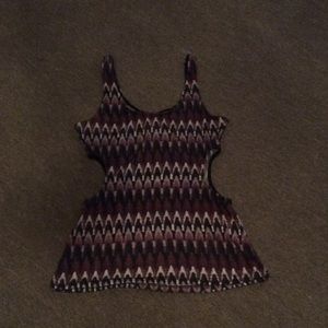 Multi colored tank top