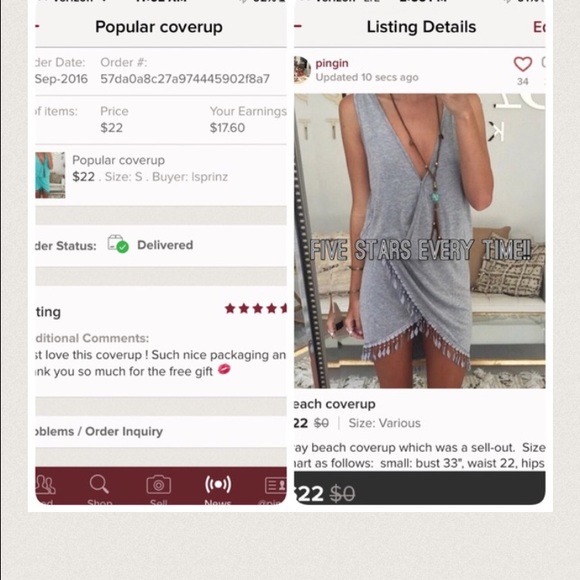 Beach coverup close out - Picture 4 of 4