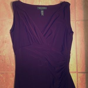 Lauren Ralph Lauren Plum Dress