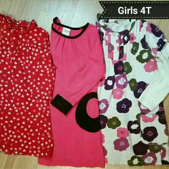 4T Long-Sleeve Dresses