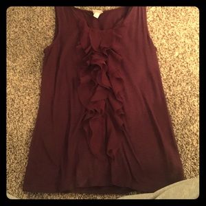 Ruffle tank. Target