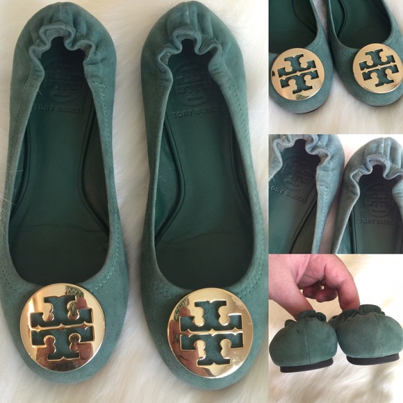 Tory Burch Shoes - TORY BURCH 💗 Reva Leather Flats, Sz 5.5
