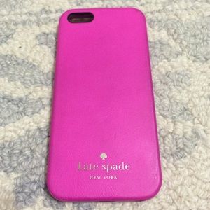 Kate Spade iPhone 5/5s pink cover