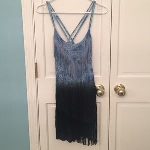 Free People fringe dress!