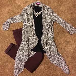 Open flowey cardigan