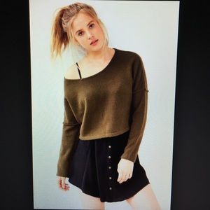 Kimchi blue mini skirt with buttons! Urban