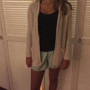 American Eagle long hooded Cardigan.