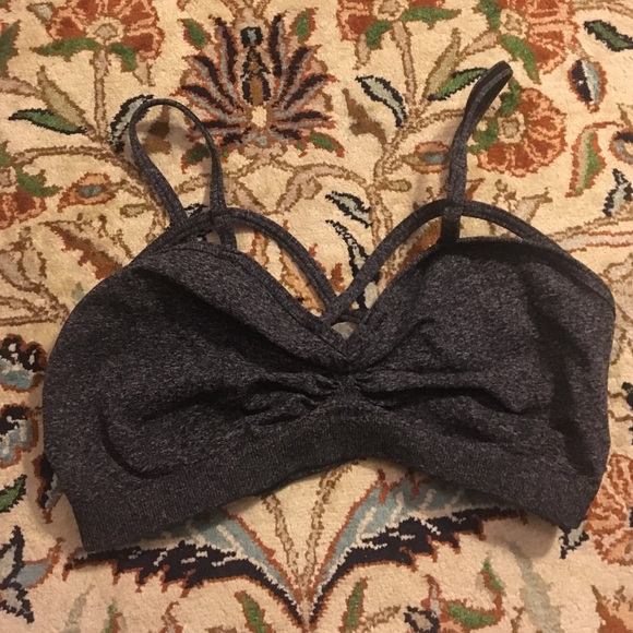 Gray Criss Cross Bandeau