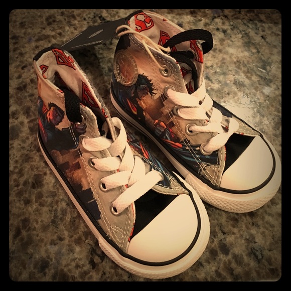 Converse Superman high tops brand new Sz 5 toddler