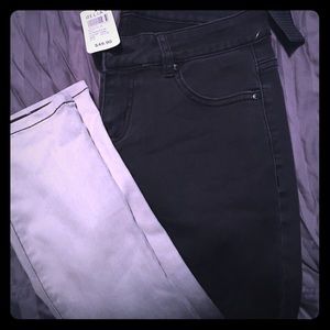 Ombré black/white skinny Jeans by Olivia (Delia's)