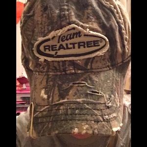 Team Realtree baseball cap with fish hook