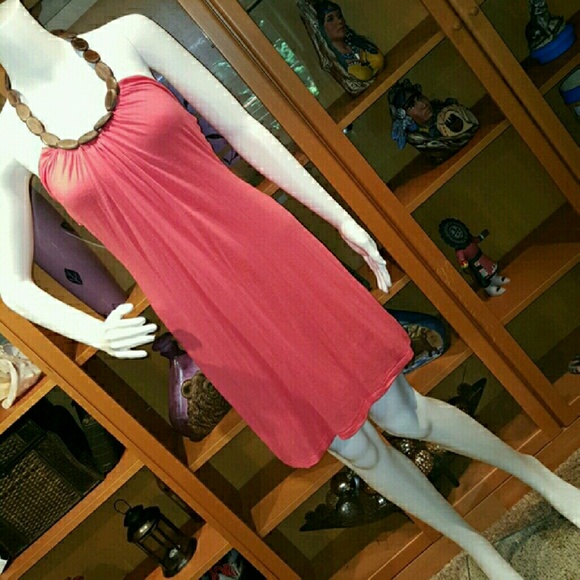 Dresses & Skirts - ! Coral  dress sz. S