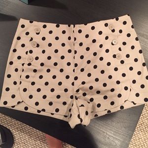 Polka dot shorts