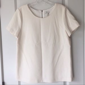 Joie cream short sleeve top