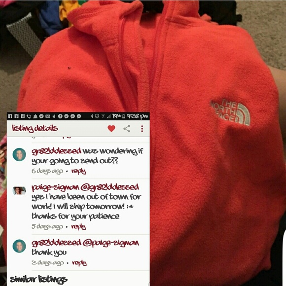 North face I bought!!!!#  never got! - Picture 2 of 2