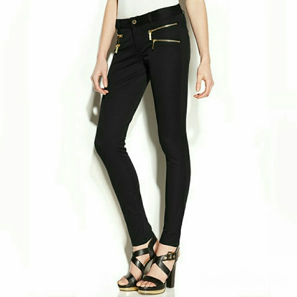 Michael Kors Rock Zip Skinny Pant