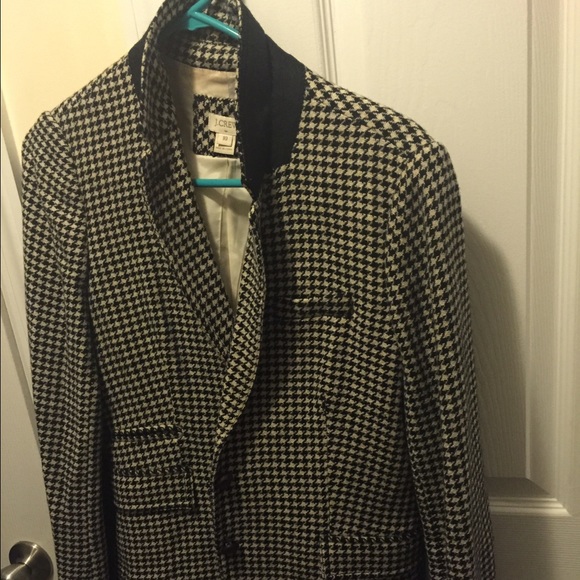 J. Crew houndstooth herringbone blazer - Picture 4 of 4