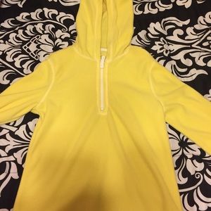 yellow zip up jacket