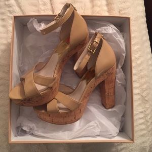 Michael Kors Camilla Platform Wedge size 7