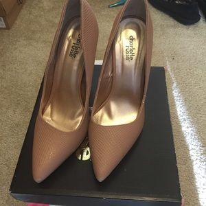 New rose gold heels ! Wore only once !