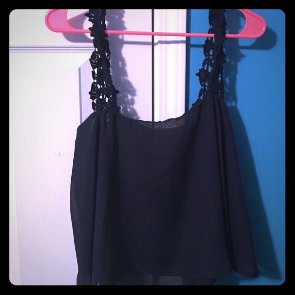 Navy blue top by Wish 💙 - Picture 1 of 1