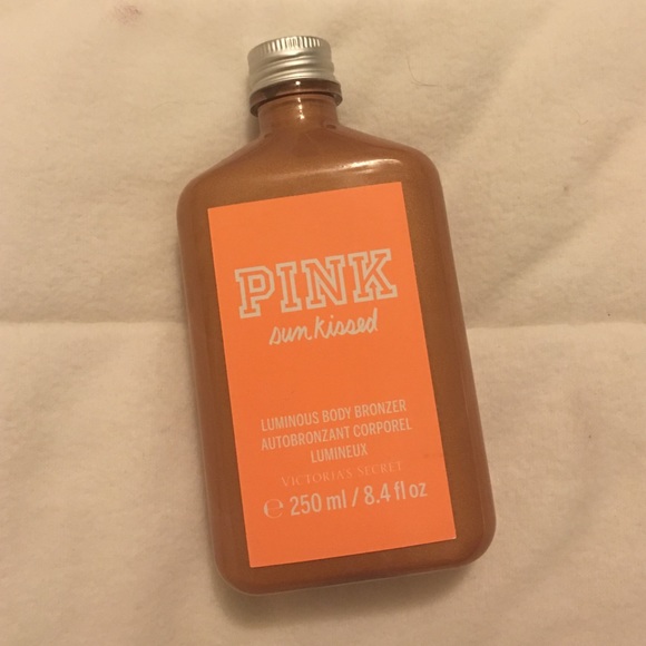 Pink self tanner lotion