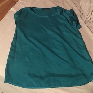 Teal blouse