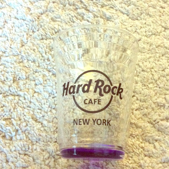 One Purple New York Hard Rock Cafe Glass - Picture 7 of 8