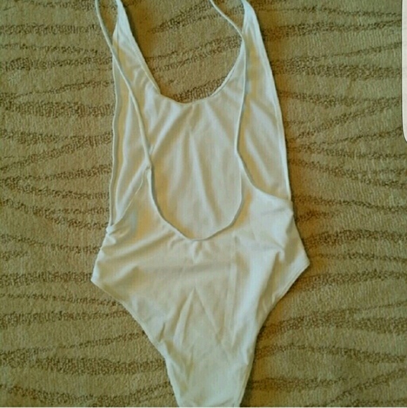 White bathing suit