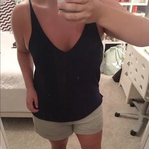 Navy blue tank top
