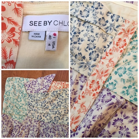 LAST CHANCE See by Chloe Hibiscus floral Dress - Picture 4 of 4