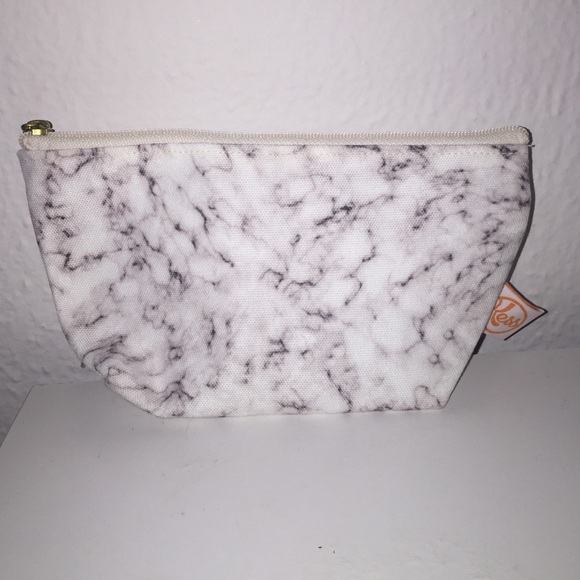 Marble makeup bag