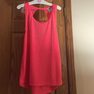 PINK open back tank-small