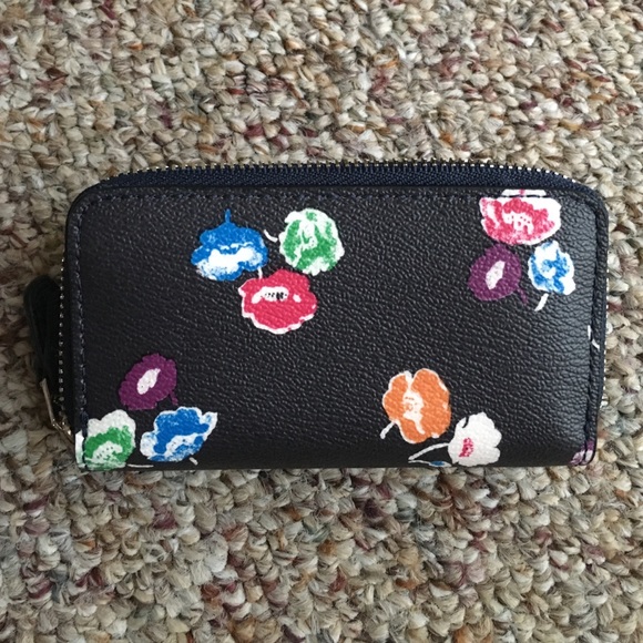 Coach leather small double zip coin wallet - Picture 2 of 4