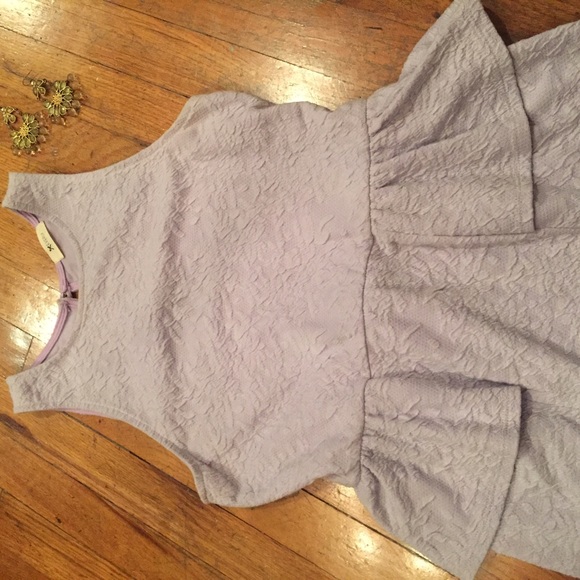Lilac Everly Dress with peplum - Picture 2 of 4
