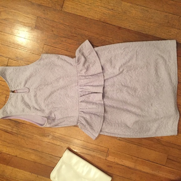 Lilac Everly Dress with peplum - Picture 4 of 4