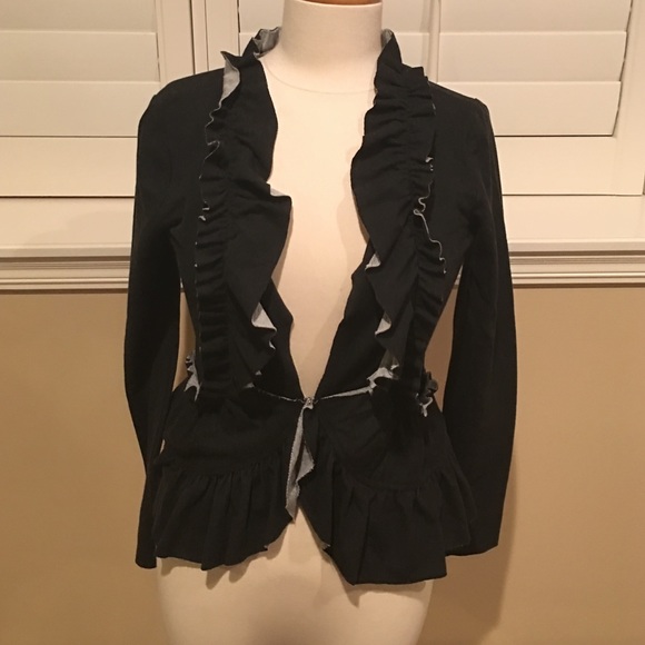Ruffled military jacket