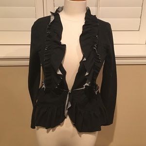 Ruffled military jacket