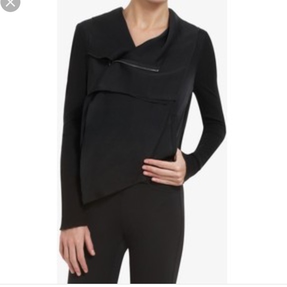 BCBG Ana Ra-Edge Black Jacket XXS